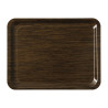 Serveerimisalus libisemisvastase pinnaga wenge melamiinist 430 x 330 mm - Roltex - Fourniresto