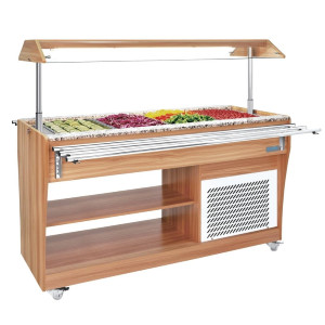 Buffetkapp keskne jahutusega 4 GN 1/1 - Polar - Fourniresto