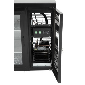 Tagumine baar 2 libiseva uksega 698 L - Polar - Fourniresto