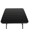 Must terasest ruudukujuline must lattlaud 700 x 700 mm - Bolero - Fourniresto