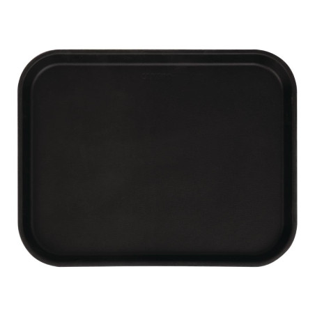 Nelikantne libisemisvastane klaaskiust Camtread must 45,7 cm - Cambro - Fourniresto