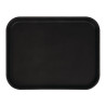 Nelikantne libisemisvastane klaaskiust Camtread must 45,7 cm - Cambro - Fourniresto
