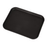 Nelikantne libisemisvastane klaaskiust Camtread must 45,7 cm - Cambro - Fourniresto