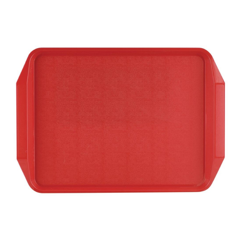 Plateau Rouge avec Poignées 435x305mm - Roltex - Fourniresto Plateau Rouge avec Poignées 435x305mm - Roltex - Fourniresto