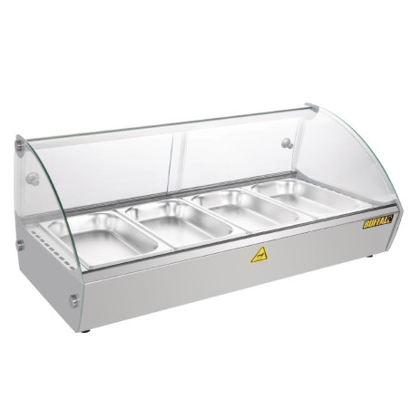 Vaba teenindusvitrin soojendusega Slim 220L - Buffalo - Fourniresto