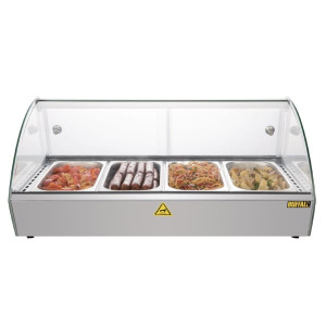 Vaba teenindusvitrin soojendusega Slim 220L - Buffalo - Fourniresto