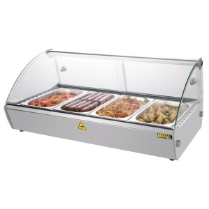 Vaba teenindusvitrin soojendusega Slim 220L - Buffalo - Fourniresto