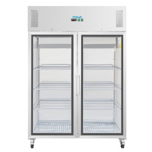 Vitrine Positiivne Külmik Lihtne GN 2/1 Seeria G 600 L - Polar - Fourniresto