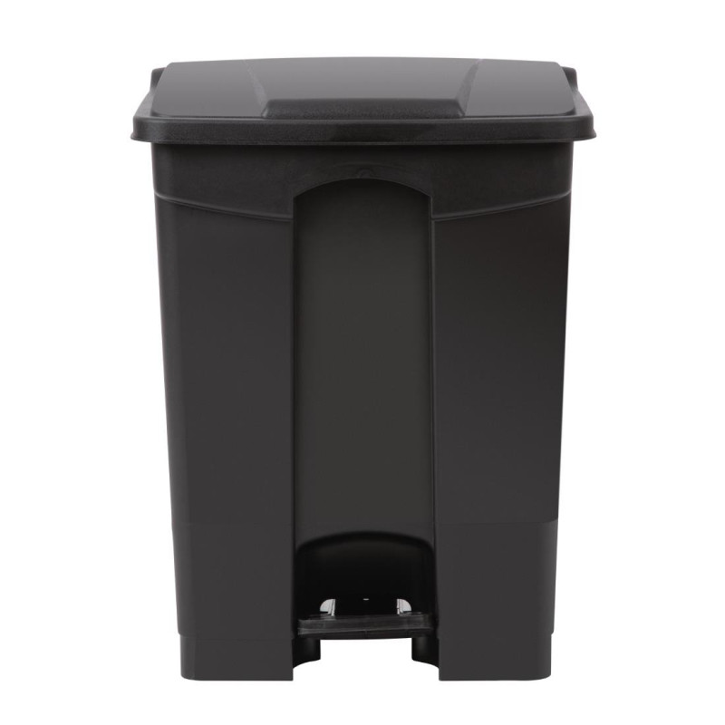 Black 65L Pedal Kitchen Bin - Jantex - Fourniresto Black 65L Pedal Kitchen Bin - Jantex - Fourniresto