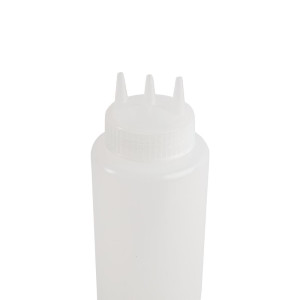 Pehme läbipaistev pudel 3 otsikuga 908 ml - Vogue - Fourniresto