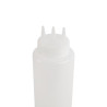Pehme läbipaistev pudel 3 otsikuga 908 ml - Vogue - Fourniresto