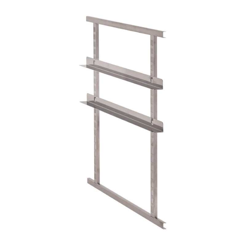 Stainless Steel Slides for Container DW585 - Set of 2 - Cambro - Fourniresto Stainless Steel Slides for Container DW585 - Set of 2 - Cambro - Fourniresto