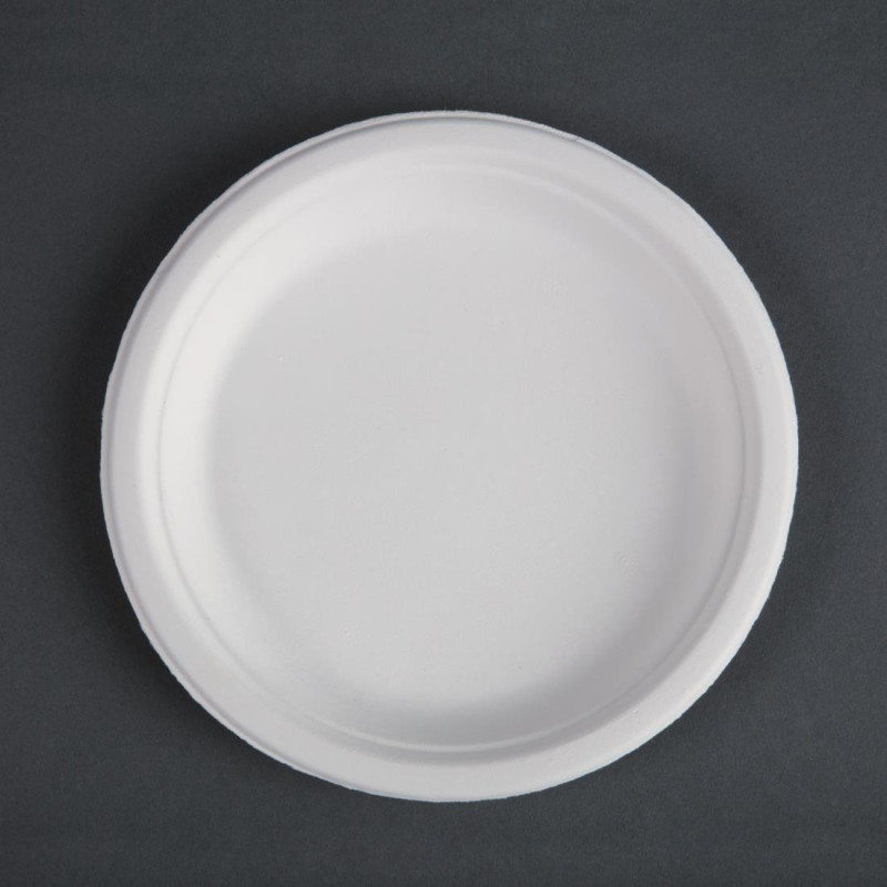 Toidujäätmetest valmistatud kompostitavad taldrikud 17,9 cm - 50 tk komplektis - Fiesta Green - Fourniresto