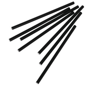 Mustad kompostitavad paberist segamisvardad - 250 varda komplekt - Fiesta Green - Fourniresto