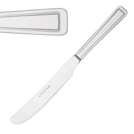 Couteau De Table Harley En Inox - Lot De 12 - Olympia - Fourniresto Couteau De Table Harley En Inox - Lot De 12 - Olympia - Fourniresto