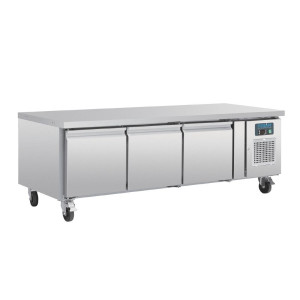 Positiivse jahutusega GN 1/1 seeria U 3 uksega 317L alus - Polar - Fourniresto