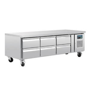 Positiivse jahutusega alus GN 1/1 seeria U 6 sahtliga 317L - Polar - Fourniresto
