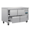 Jahutatud laud GN 1/1 ventileeritud 4 sahtliga seeria U 314L - Polar - Fourniresto