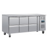 Jahutatud laud GN 1/1 ventileeritud 6 sahtliga seeria U 465L - Polar - Fourniresto