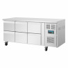 Jahutatud laud GN 1/1 ventileeritud 6 sahtliga seeria U 465L - Polar - Fourniresto