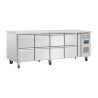 Table Réfrigérée GN 1/1 Ventilée 8 Tiroirs Série U 616L - Polar - Fourniresto