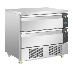 Alusosa topeltjahutusega 2 sahtliga seeria U 4x GN 1/1 - Polar - Fourniresto