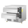 Alusosa topeltjahutusega 2 sahtliga seeria U 4x GN 1/1 - Polar - Fourniresto