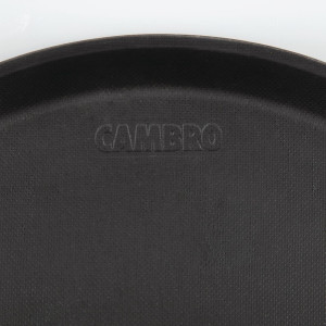 Ümmargune libisemisvastane klaaskiust taldrik must Treadlite Ø 355 mm - Cambro - Fourniresto