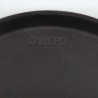 Ümmargune libisemisvastane klaaskiust taldrik must Treadlite Ø 355 mm - Cambro - Fourniresto