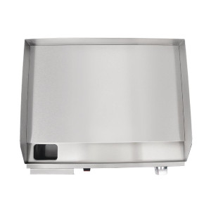 Terasest poleeritud pliidiplaat 520 x 330mm - Buffalo - Fourniresto