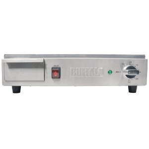 Terasest poleeritud pliidiplaat 520 x 330mm - Buffalo - Fourniresto