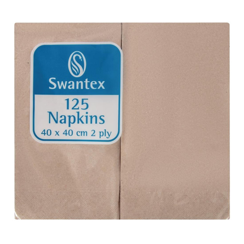 Compostable Pre-Folded 2-Ply Kraft Napkins 40x40 - Pack of 2000 - FourniResto - Fourniresto Compostable Pre-Folded 2-Ply Kraft Napkins 40x40 - Pack of 2000 - FourniResto - Fourniresto