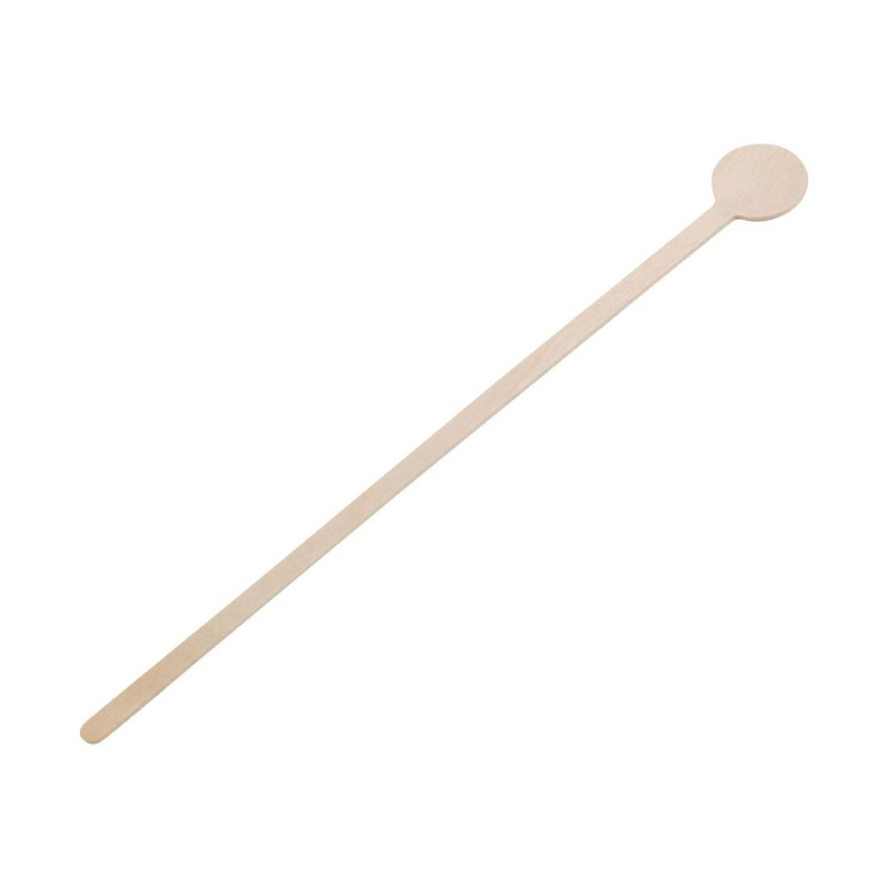 Agitateurs à Cocktail Biodégradables en Bois 200mm - Lot de 100 - Fiesta Green - Fourniresto Agitateurs à Cocktail Biodégradables en Bois 200mm - Lot de 100 - Fiesta Green - Fourniresto
