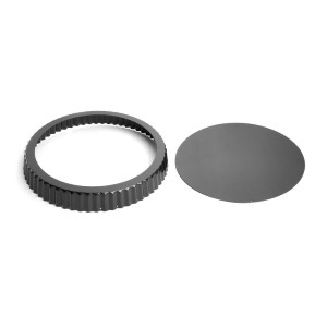 Antihaftbeschichtete Tarteform mit herausnehmbarem Boden Ø 250mm - Vogue - Fourniresto
