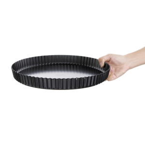 Antihaftbeschichtete Tarteform mit herausnehmbarem Boden Ø 300mm - Vogue - Fourniresto