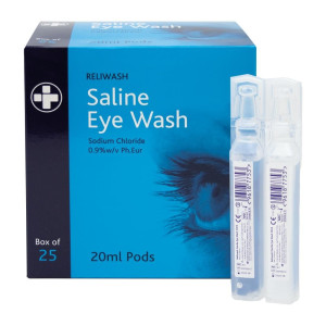 Steriilsed soolalahuse silmatilgad 20 ml, müüakse 25 tk komplektis - FourniResto - Fourniresto
