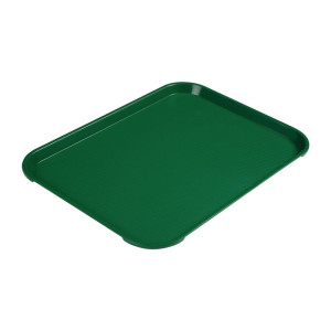 Ristkülikukujuline roheline polüpropüleenist kiirtoitlustusplaat 410 mm - Cambro - Fourniresto