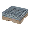 Klaasiriiul 36 sektsiooniga Camrack Beige, maksimaalne kõrgus 133 mm - Cambro - Fourniresto