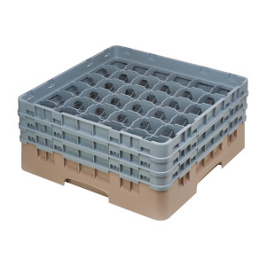 Klaasiriiul 36 sektsiooniga Camrack beige maksimaalse kõrgusega 174 mm - Cambro - Fourniresto
