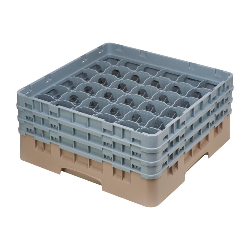 Klaasiriiul 36 sektsiooniga Camrack beige maksimaalse kõrgusega 174 mm - Cambro - Fourniresto Klaasiriiul 36 sektsiooniga Camrack beige maksimaalse kõrgusega 174 mm - Cambro - Fourniresto