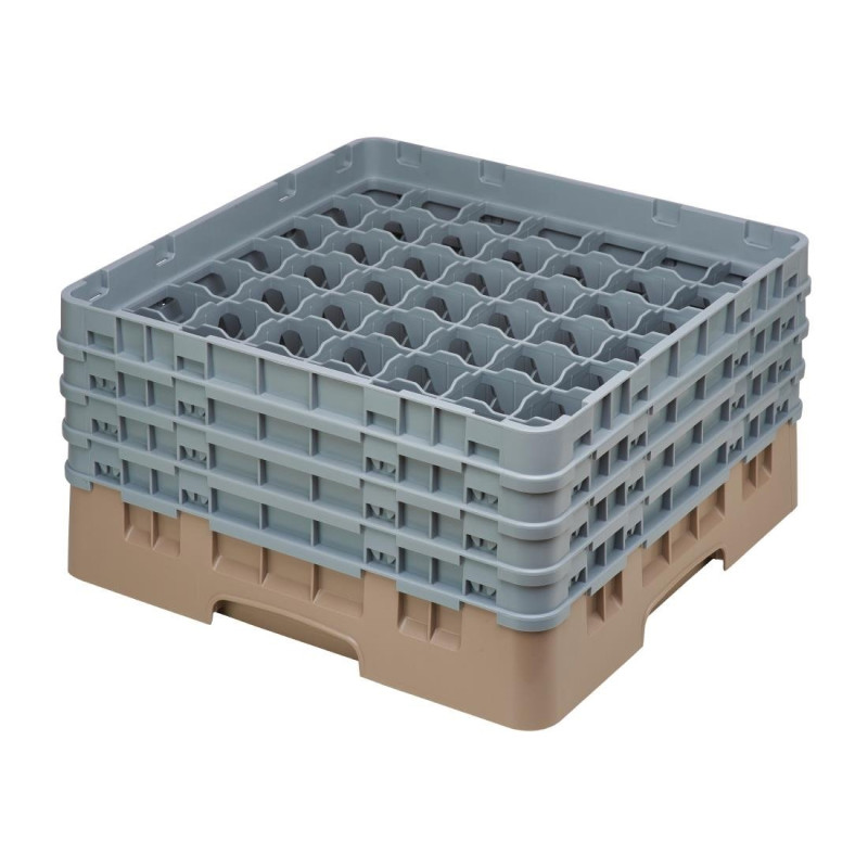Klaasiriiul 49 sektsiooniga Camrack beige maksimaalse kõrgusega 215 mm - Cambro - Fourniresto Klaasiriiul 49 sektsiooniga Camrack beige maksimaalse kõrgusega 215 mm - Cambro - Fourniresto