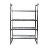 4-riiuline selge vaatega üksus 540 x 1220 x 1830mm - Cambro - Fourniresto