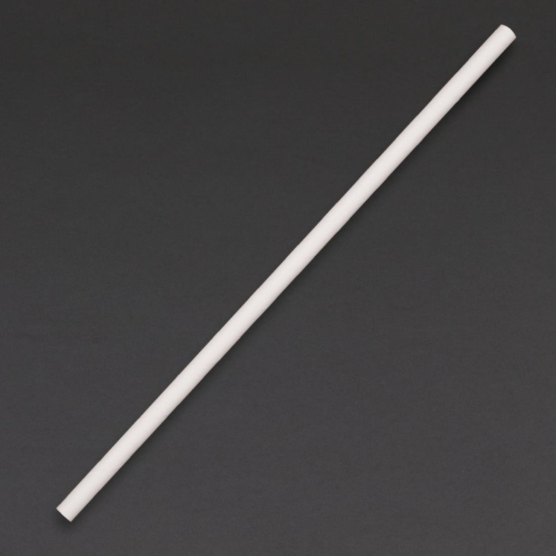 Valged komposteeritavad paberist joogikõrred 210 mm - 250 tükki komplektis - Fiesta Green - Fourniresto Valged komposteeritavad paberist joogikõrred 210 mm - 250 tükki komplektis - Fiesta Green - Fourniresto