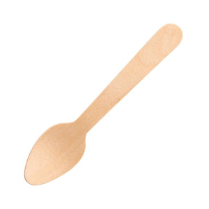 Puidust teelusikad 110mm - 100 tükki komplektis - Fiesta Green - Fourniresto