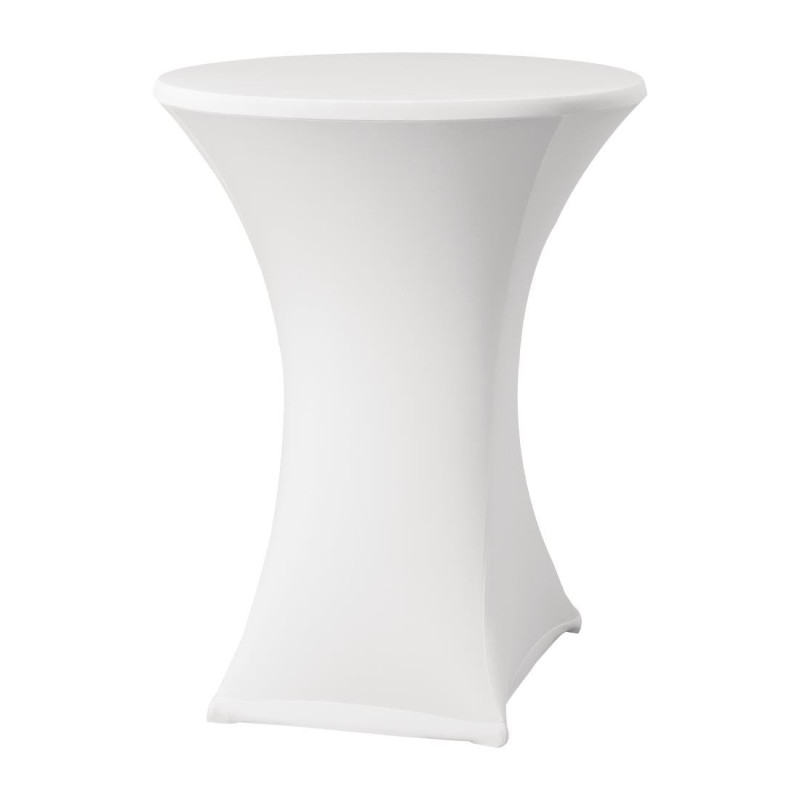 Housse de Table Extensible Samba Blanche pour Table avec Pieds Croisés - FourniResto - Fourniresto Housse de Table Extensible Samba Blanche pour Table avec Pieds Croisés - FourniResto - Fourniresto
