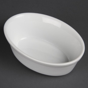 Ahjuplaadid ovaalsed valged 161 x 116 mm - 6 tk komplektis - Olympia - Fourniresto