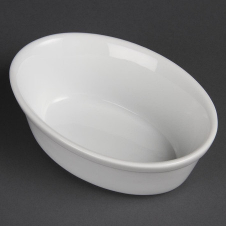 Ahjuplaadid ovaalsed valged 161 x 116 mm - 6 tk komplektis - Olympia - Fourniresto