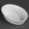 Ahjuplaadid ovaalsed valged 161 x 116 mm - 6 tk komplektis - Olympia - Fourniresto