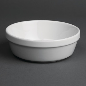 Plats À Gratin ümmargused valged Ø 137mm - 6 tk komplektis - Olympia - Fourniresto