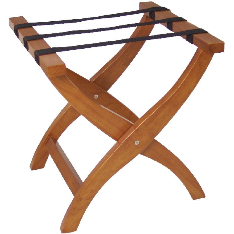 Support À Bagages Pliant En Bois - Bolero - Fourniresto Support À Bagages Pliant En Bois - Bolero - Fourniresto